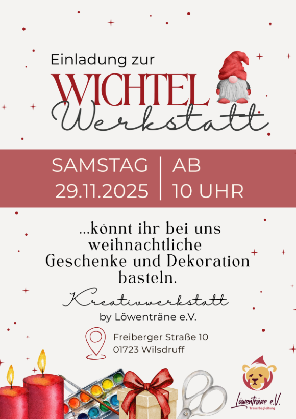 Löwenträne WICHTEL-Werkstatt 2025